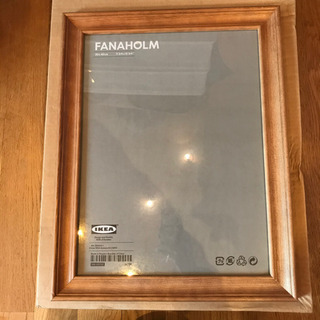 新品未使用IKEA木製フレーム額ガラス板30✖️40cm FAN...