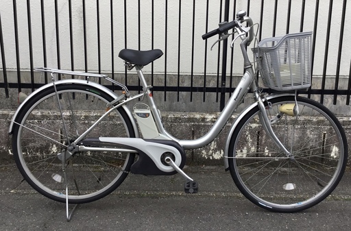 ＜動作品＞パナソニック・電動アシスト自転車 タウンVIVI ・26インチ・充電器付