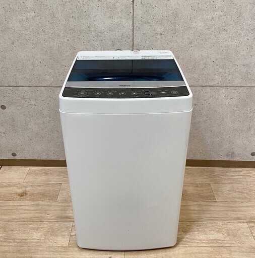 2*171 洗濯機 5.5kg Haier ハイアール JW-C55A 2017年製 全自動電気洗濯機 白 ホワイト