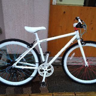 美品☆POSTINO 700cクロスバイク アルミ/7speed/ホワイト