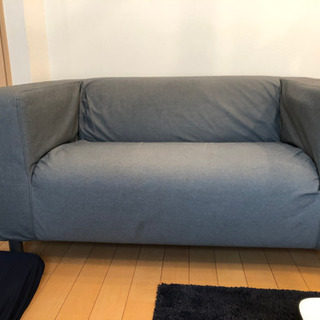 【交渉中】IKEA2人掛けソファー美品