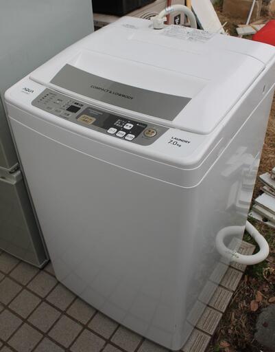 2013年製 全自動洗濯機 7.0㎏ アクア 宮前区 値引き交渉可
