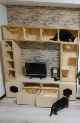 オーダー出来る合板で製作する収納