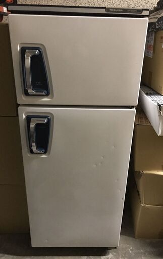 希少 TOYOTA トヨタ 冷蔵庫 昭和レトロ 当時物 インテリア 緑 可動品 