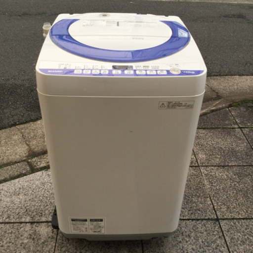 #3501 シャープ 全自動洗濯機 7.0kg ES-T707-A 2014年製