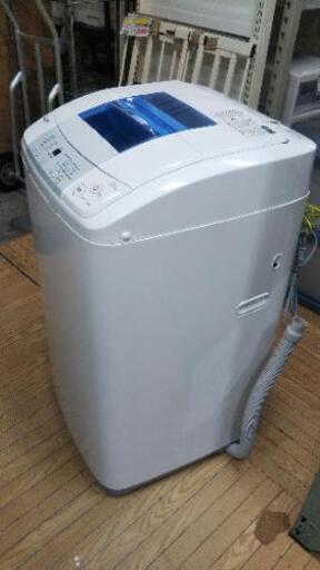 【リサイクルサービス八光　田上店　安心の3か月保証　配達・設置OK】Haier+5.0kg全自動洗濯機+ホワイト JW-K50F(W) 2015 年製