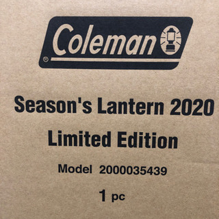 新品未使用　コールマン  シーズンズランタン　2020
