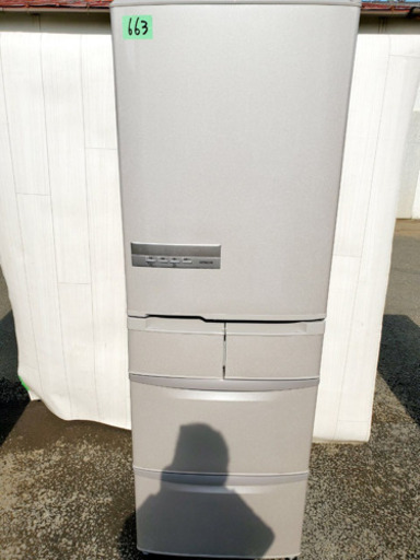 大型入荷‼️ 663番 TOSHIBA✨ ノンフロン冷凍冷蔵庫❄️  R-K42D(T)‼️