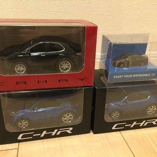 【非売品】4台 トヨタ カムリ CH-R プリウス プルバックカー