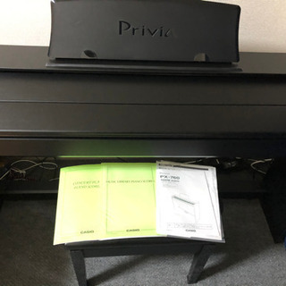 4月まで カシオ 電子ピアノ Privia PX-760 BK イス付