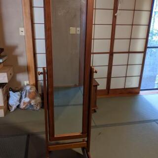 【中古】鏡　全身姿見