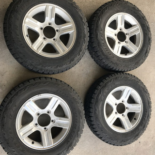 ジムニーjb23 TOYOオープンカントリー　１８５/85R16純正アルミセット
