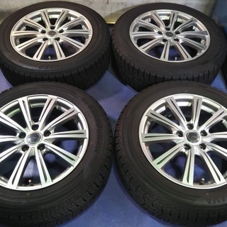 冬17インチ 2017年【美品4本】215/60Ｒ17【富山市】ＣＨ-Ｒ エスティマ ＭＰＶ エクストレイル エルグランド +48 中古 17インチ ヨコハマ IG50+