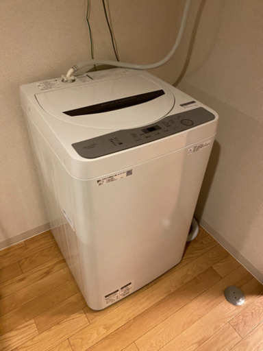 シャープ　洗濯機　2019年製