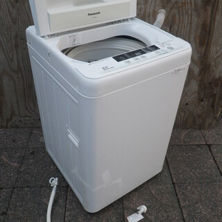 生活家電 □配達します。□パナソニック 5.0kg 全自動洗濯機 NA-TF593