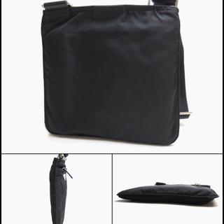 PRADA プラダ ナイロン ショルダーバッグ BT7372 サコッシュ 黒