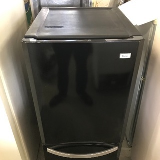 ハイアール 2ドア冷蔵庫 カッコいいブラック  JR-NF140Hの画像