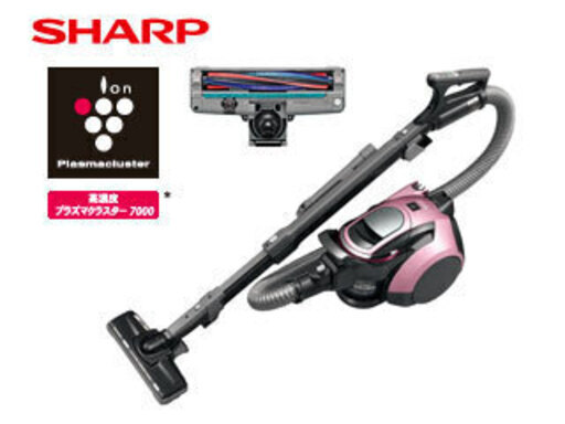 SHARP プラズマクラスター搭載サイクロン掃除機ピンク系EC-PX200-P