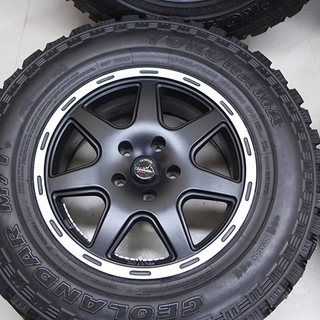 TIRADO CROSS 16×7J +38 ヨコハマ GEOLANDAR M/T 225/75R16 タイヤ 