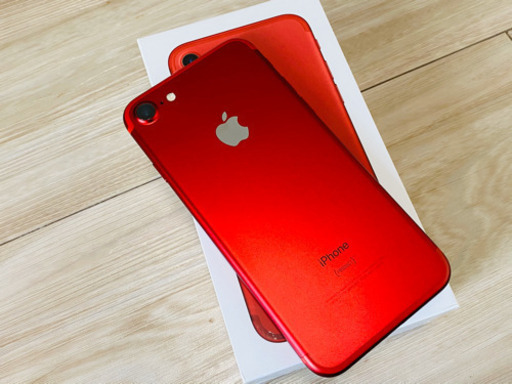 iPhone7 red 128GB docomo shakouridesign.com