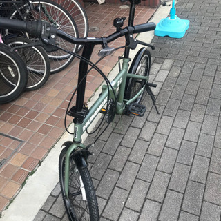 ハマー HUMMER20インチ折り畳み自転車 カーキ色