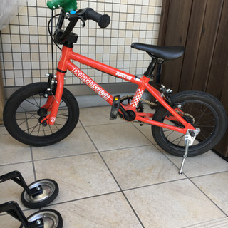 整備済み キッズBMX 14インチダーカスワン 赤 DurcusOne 子供用自転車