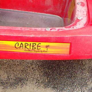 二人乗りクリアシーカヤック・赤色【引き取り希望】