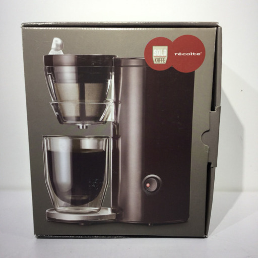 #3517 レコルト コーヒーメーカー ソロカフェ ブラウン SLK-1BR