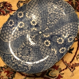 藍染蔵  大皿