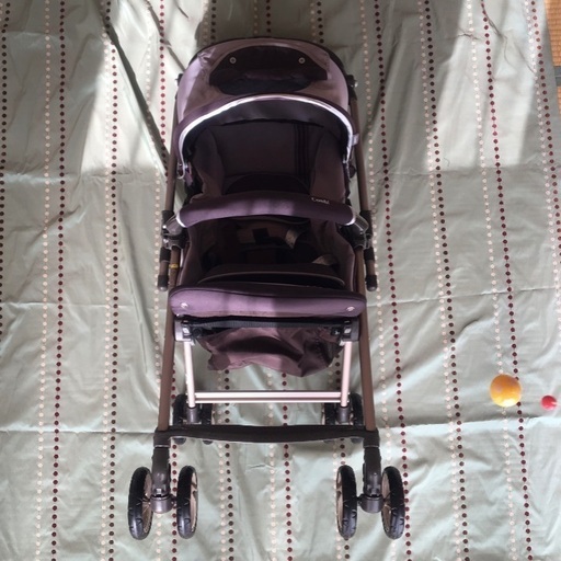 combi ベビーカー新品 抱っこシートα付新品未使用・箱あり ボニート アクティブグレー パープル バギー