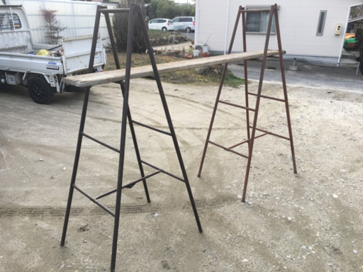 足場脚立と足場板 Kurukuru 土岐市の生活雑貨の中古あげます 譲ります ジモティーで不用品の処分