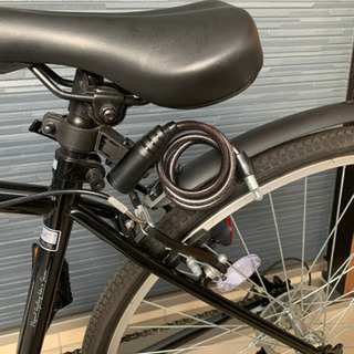 美品 自転車 27インチ ギア、ライト、ワイヤーロック付き