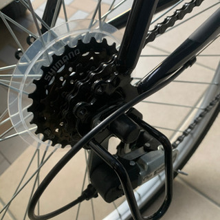 美品 自転車 27インチ ギア、ライト、ワイヤーロック付き