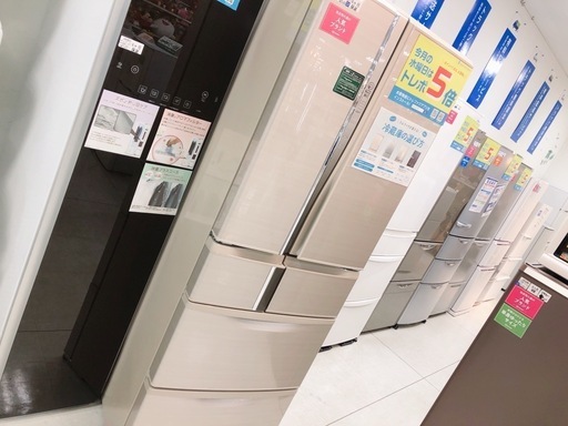 MITSUBISHIの6ドア冷蔵庫【MR-R47T-F】2016年製
