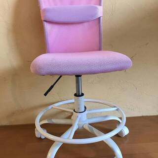 ニトリ キャスター付き学習いす ピンク 難有り 引き取り希望 Uconeo 二子玉川の椅子 チェア の中古あげます 譲ります ジモティーで不用品の処分