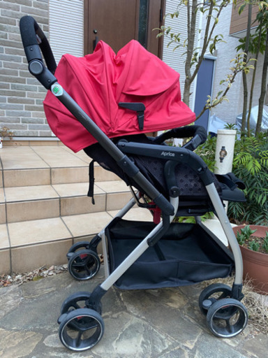 ベビーカー アップリカ オプティア レインカバー付き 1万円