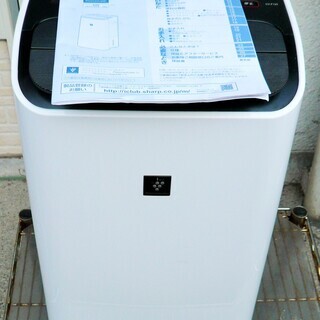☆シャープ SHARP CV-F120-W 除菌イオン冷風除湿機◇プラズマ