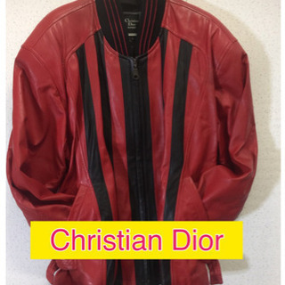 Christian Dior メンズ革ジャン