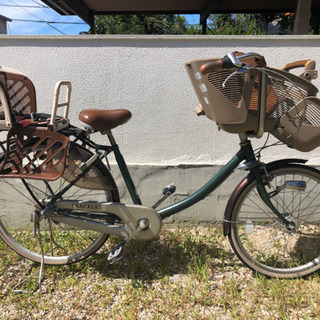 子供乗せ自転車　3人乗り マルイシ frackers ママチャリ