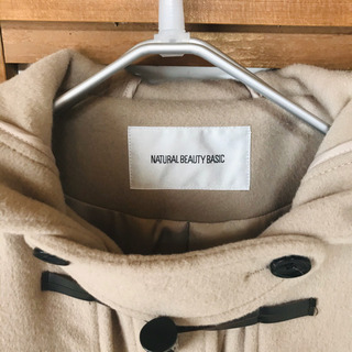 超美品】NATURAL BEAUTY BASIC ダッフルコート ベージュ M 2020年購入 