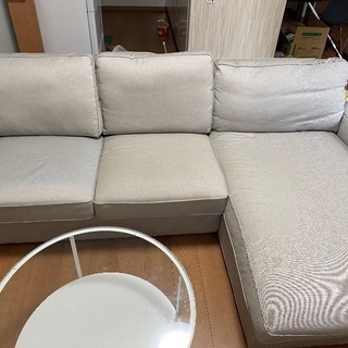 IKEA 4人掛けソファー　寝椅子