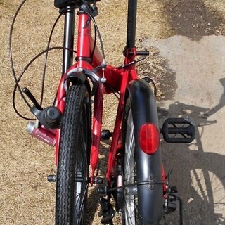 取引成立受付終了SMT折り畳み自転車6段変速バッテリーライト付き