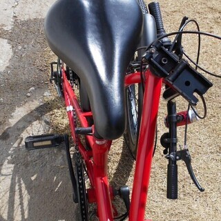 取引成立受付終了SMT折り畳み自転車6段変速バッテリーライト付き