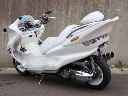 【YAMAHA マジェスティ】人気NO.1カラー！！ストロボLEDバチバチ！！