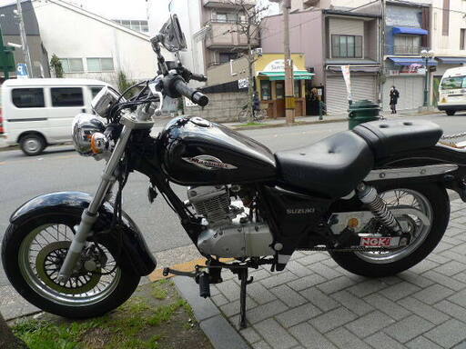 スズキ マローダ125 アメリカン キレイです。 クレジット決済で分割