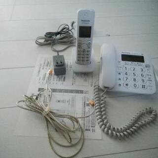 Panasonic電話機 VE-GD21-W　