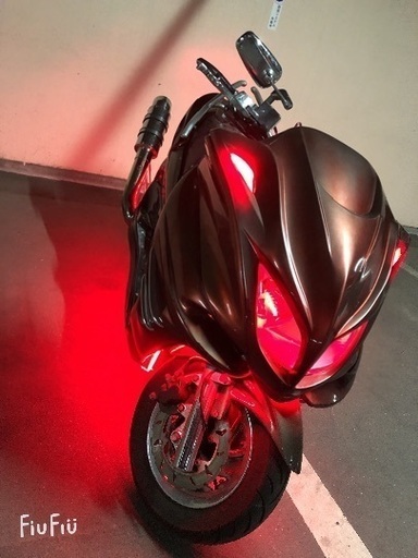 YAWAHA・マジェスティ250・ワインレッド