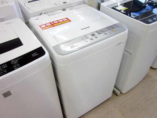 安心の1年保証付！2016年製 5.0kg Panasonic(パナソニック)「NA-F50B9」全自動洗濯機です！