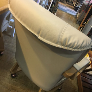 4/14 値下げ! 大川家具 ダイニング5点セット 回転チェア ラバーウッド 天然木 美品