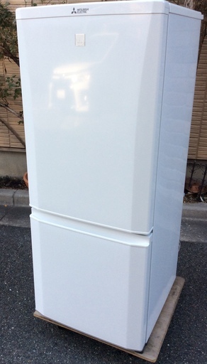 ☆2018☆美品 中古☆三菱 146L 冷蔵庫【MR-P15EC-KW】 三菱 冷蔵庫の